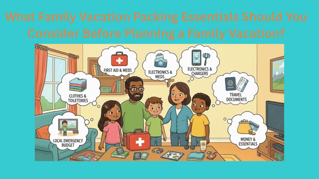 What Family Vacation Packing Essentials Should You Consider Before Planning a Family Vacation?