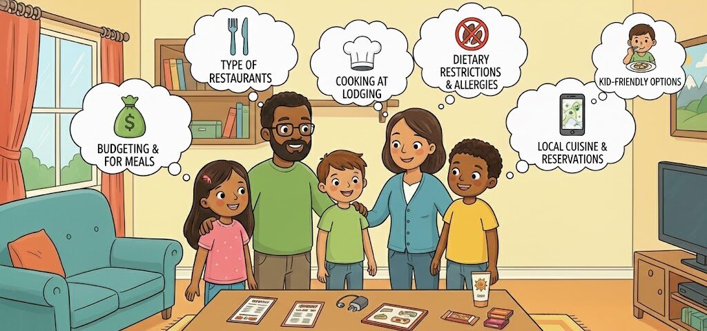 food and dining vacation consideration