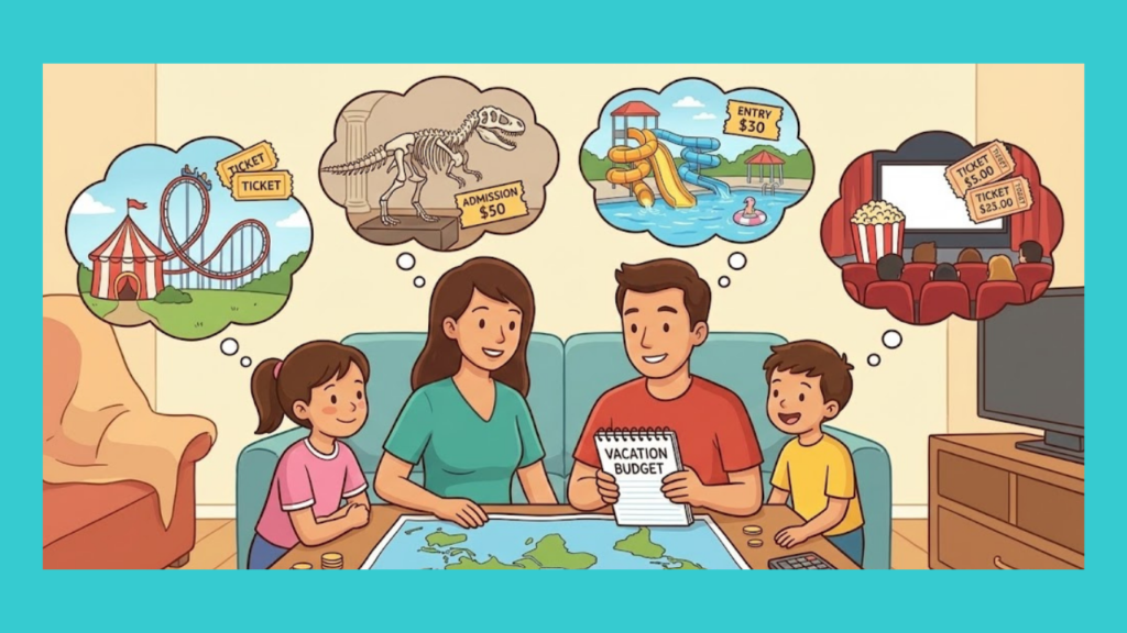 What Are the Typical Costs of Activities and Entertainment on a Family Vacation?