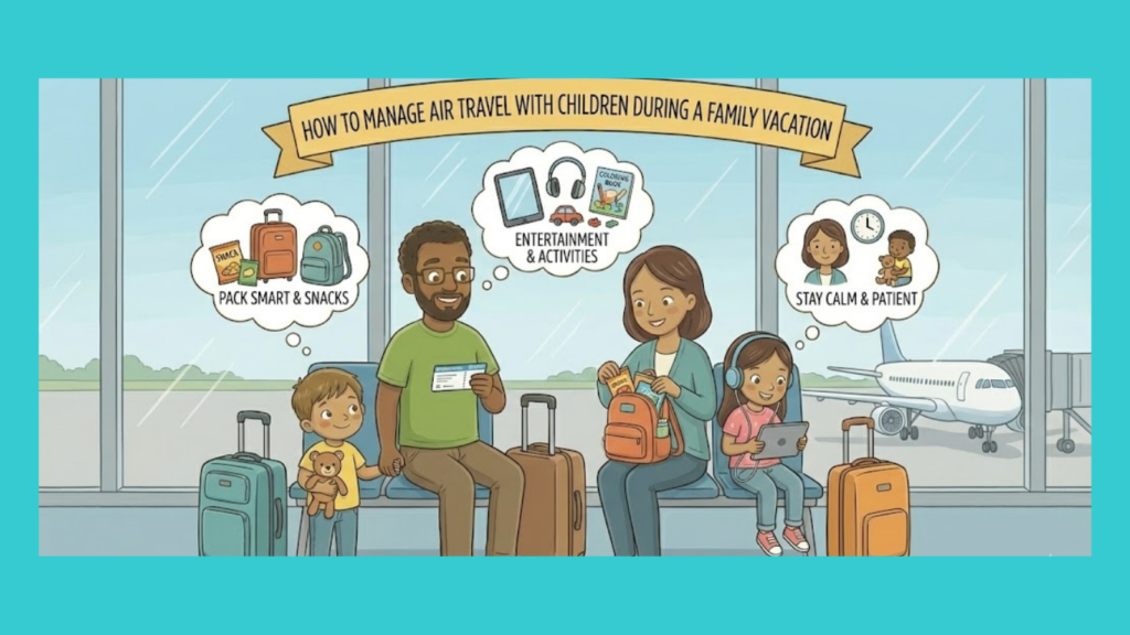 Air Travel with Children During a Family Vacation