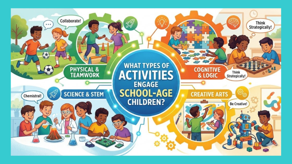 What Types of Activities Engage School-Age Children on a Family Vacation?