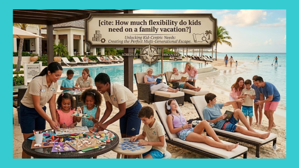How much flexibility do kids need on a family vacation?