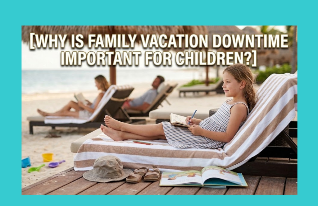Why is family vacation downtime important for children?]