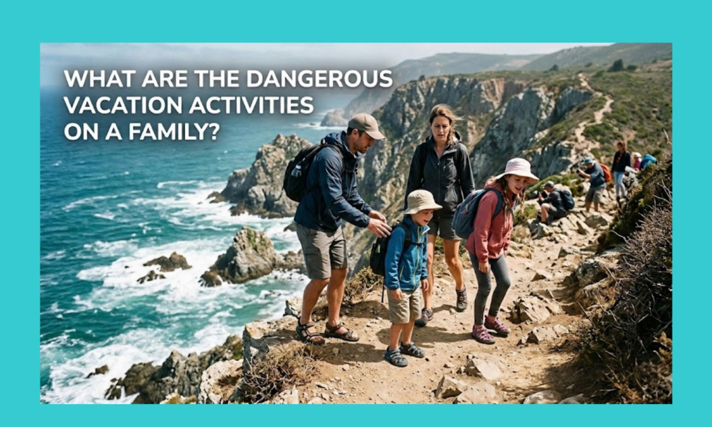 What are the dangerous vacation activities on a family?