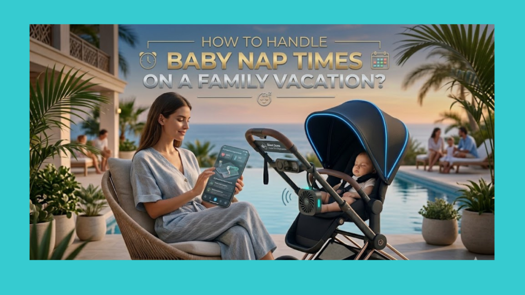 How to handle baby nap times on a family vacation