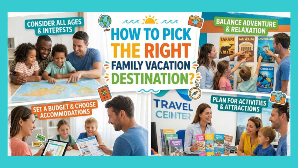 How to pick the right family vacation destination?