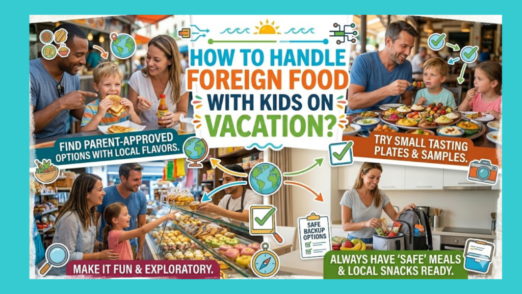 How to handle foreign food with kids on vacation?