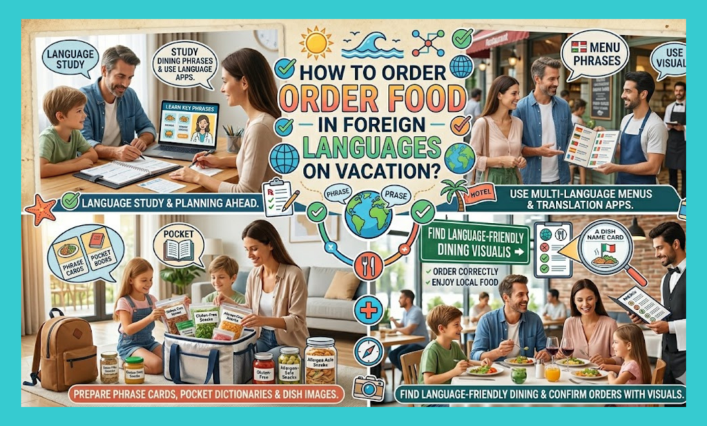"How to order food in foreign languages on vacation?"
