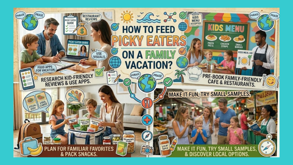 How to Feed Picky Eaters on a Family Vacation