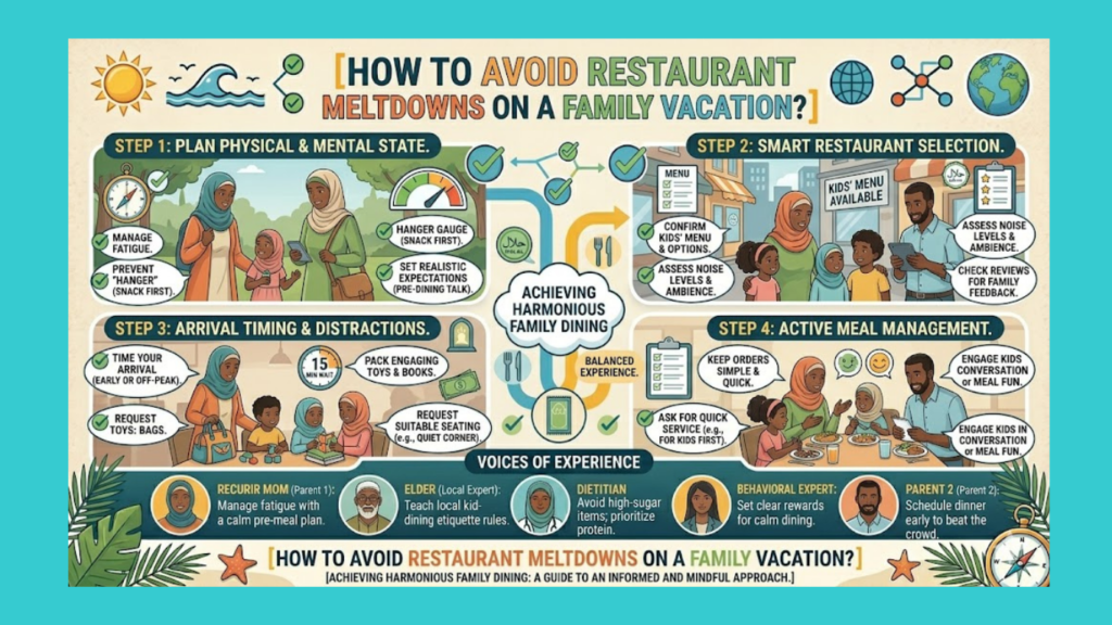 How to Avoid Restaurant Meltdowns on a Family Vacation