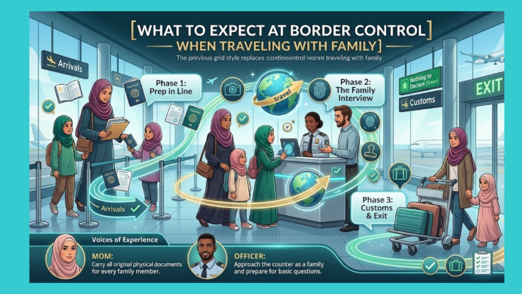 What to Expect at Border Control When Traveling with Family