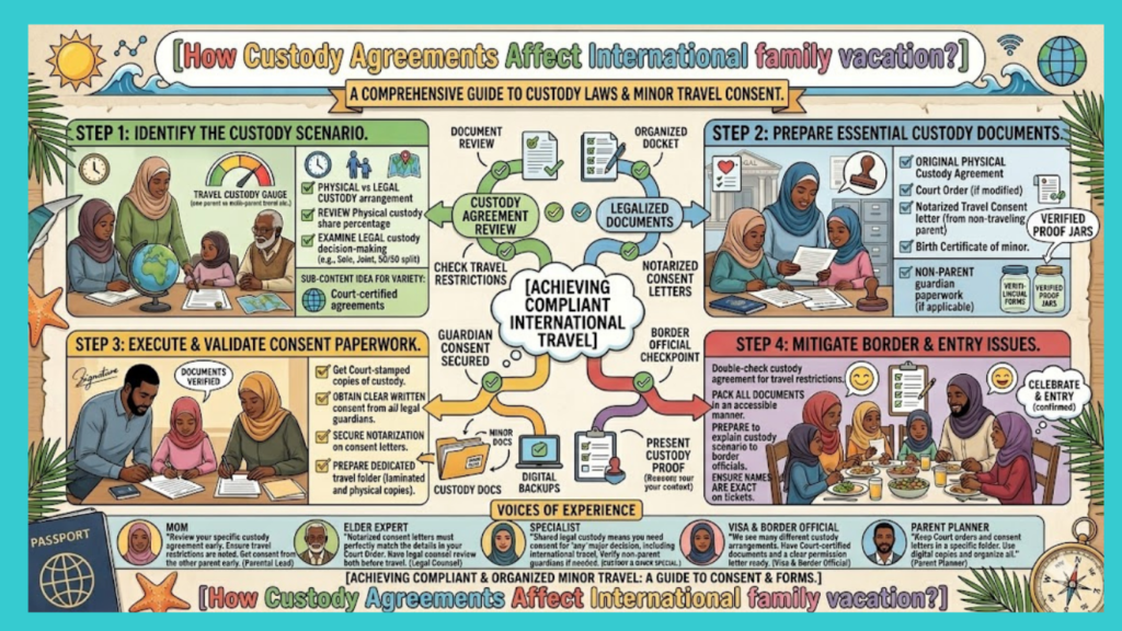 How Custody Agreements Affect International family vacation?