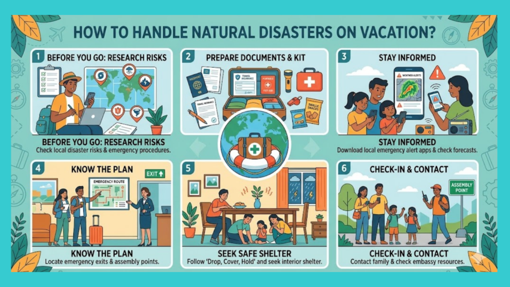 How to Handle Natural Disasters on Vacation?