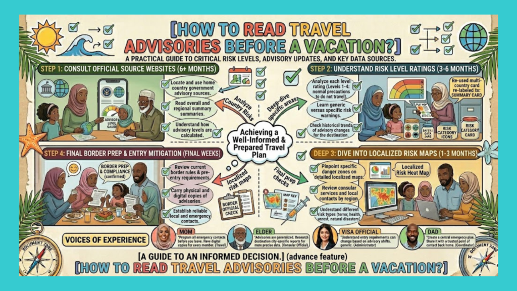 How to Read Travel Advisories Before a vacation?
