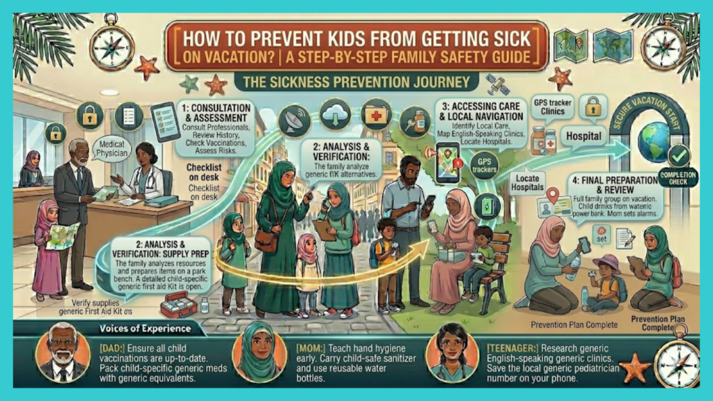 How to Prevent Kids from Getting Sick on Vacation?