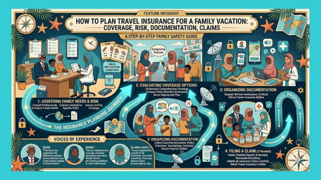 How to Plan Travel Insurance for a Family Vacation: coverage, risk, documentation, claims