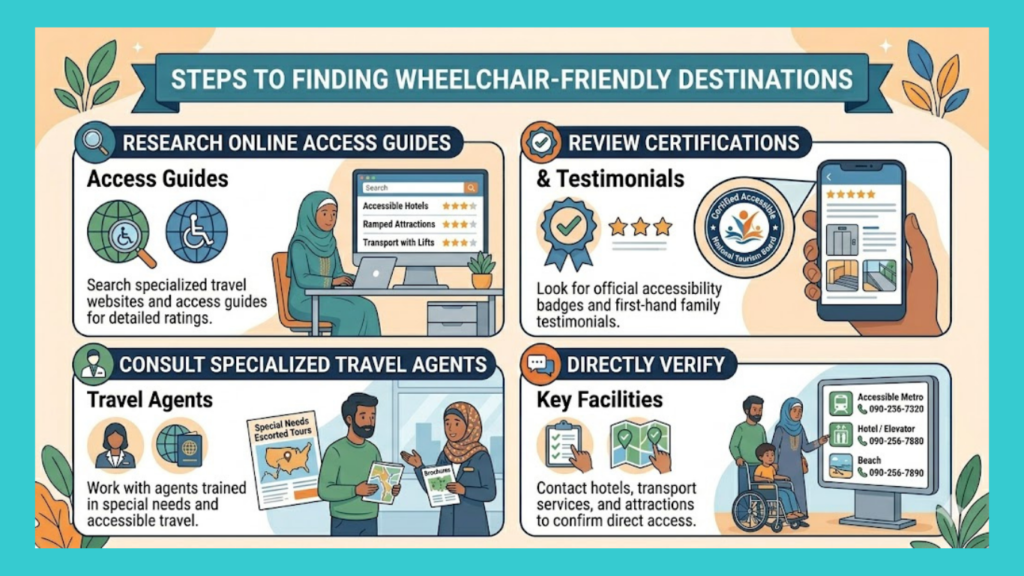 How to Finding wheelchair-friendly destinations for a family vacation?