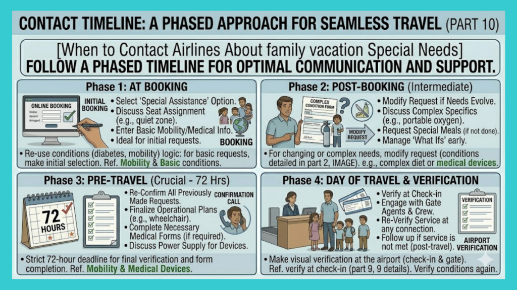 When to Contact Airlines About family vacation Special Needs?