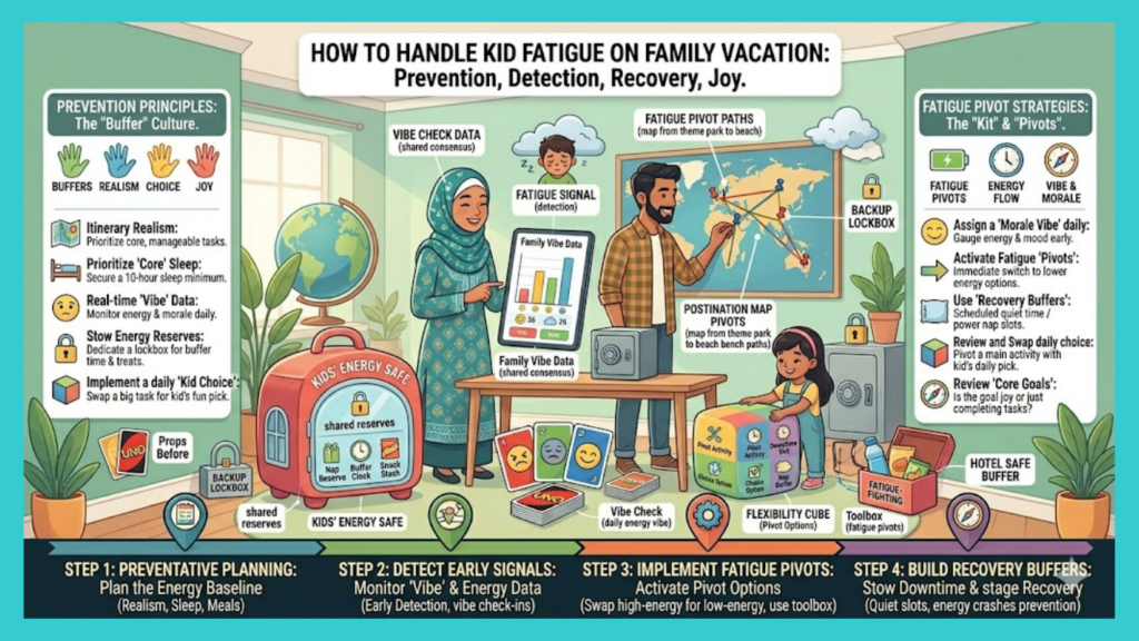How to Handle Kid Fatigue on Family Vacation?