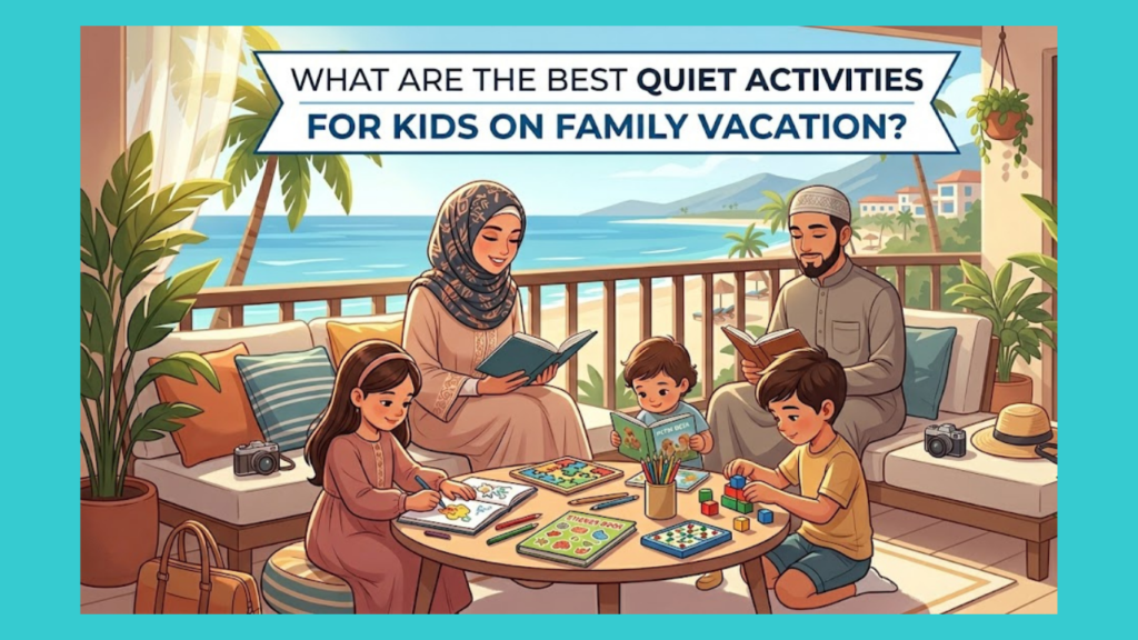 What are the Best Quiet Activities for Kids on Family Vacation?