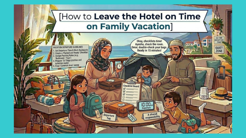 How to Leave the Hotel on Time on a Family Vacation