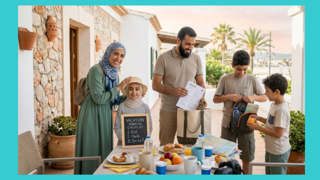 How to Make Mornings Easier on Family Vacation?