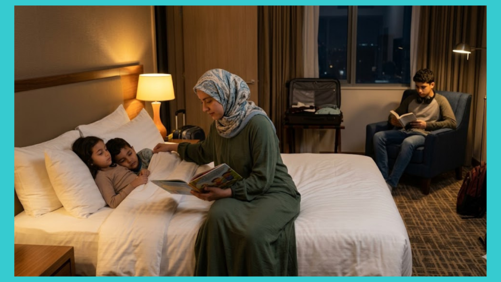 How to Maintain Bedtime Routines on Family Vacation?