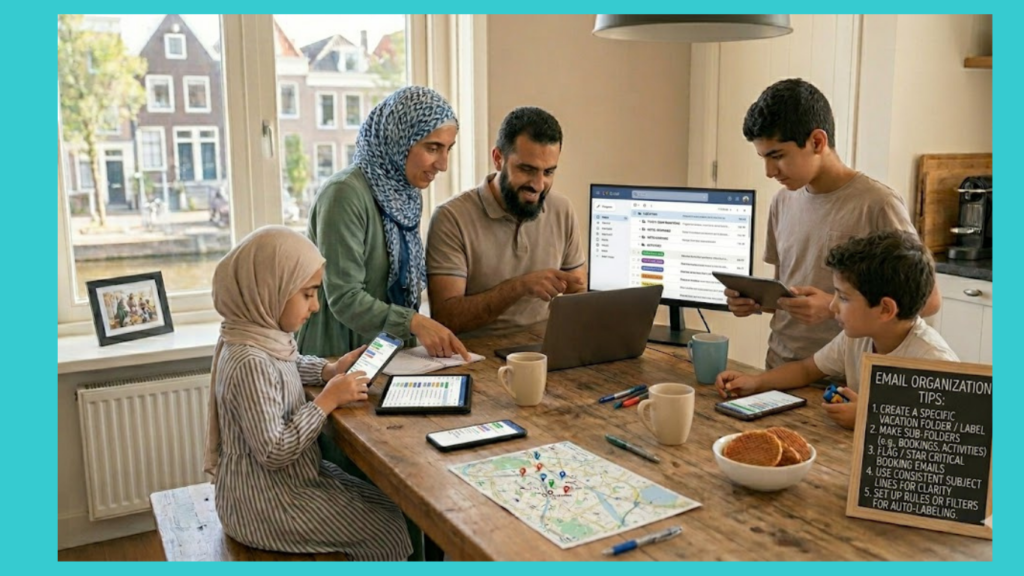 How to Organize Family Vacation Emails Efficiently