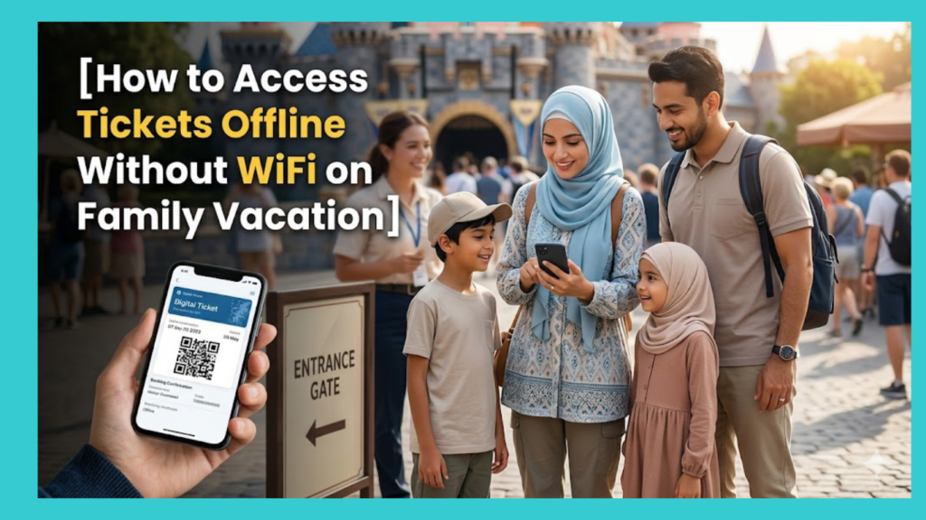 How to Access Tickets Offline Without WiFi on Family Vacation