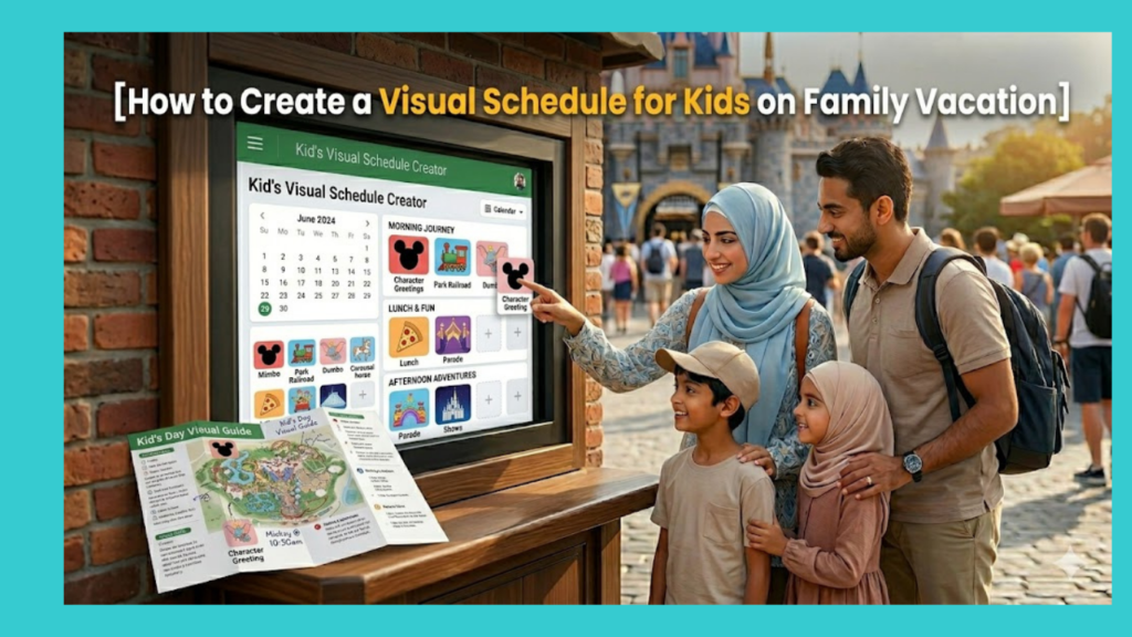 How to Create a Visual Schedule for Kids on Family Vacation