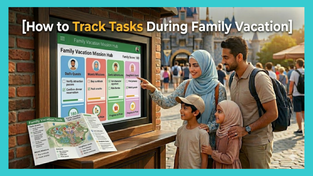 How to Track Tasks During Family Vacation