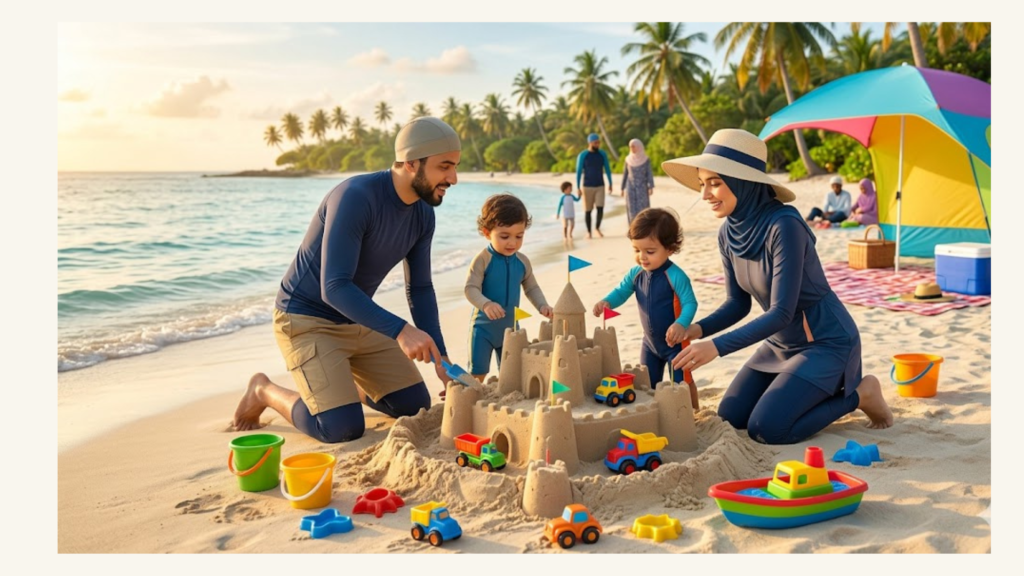 How to Entertain Toddlers on a Beach Family Vacation?