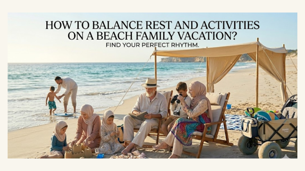 How to Balance Rest and Activities on a Beach Family Vacation?