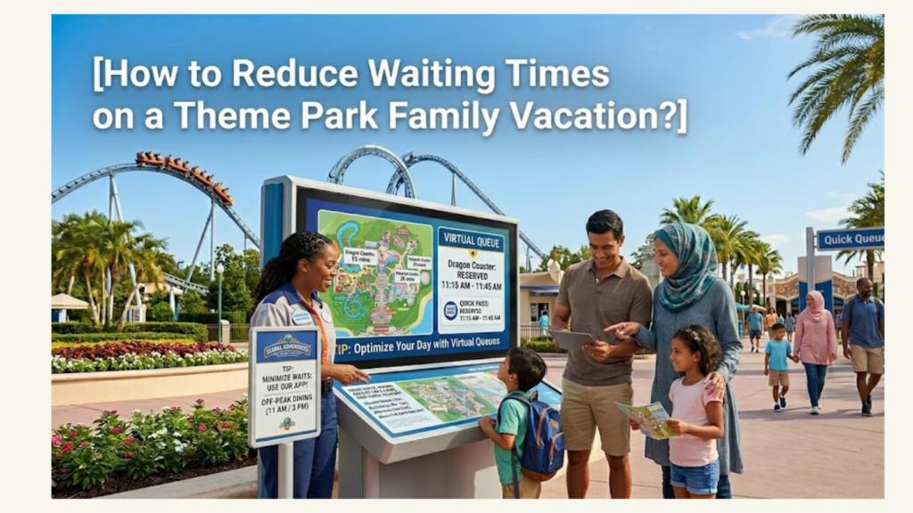 How to Reduce Waiting Times on a Theme Park Family Vacation?