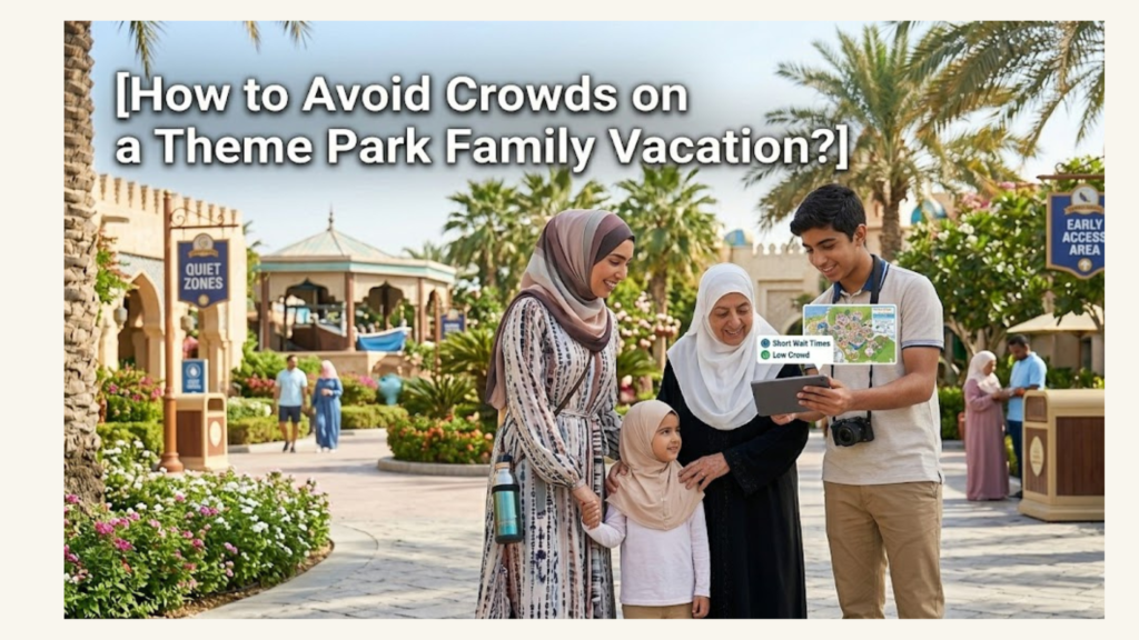How to Avoid Crowds on a Theme Park Family Vacation?