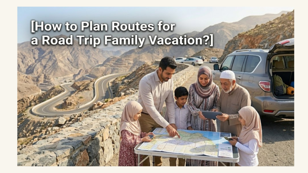 How to Plan Routes for a Road Trip Family Vacation?
