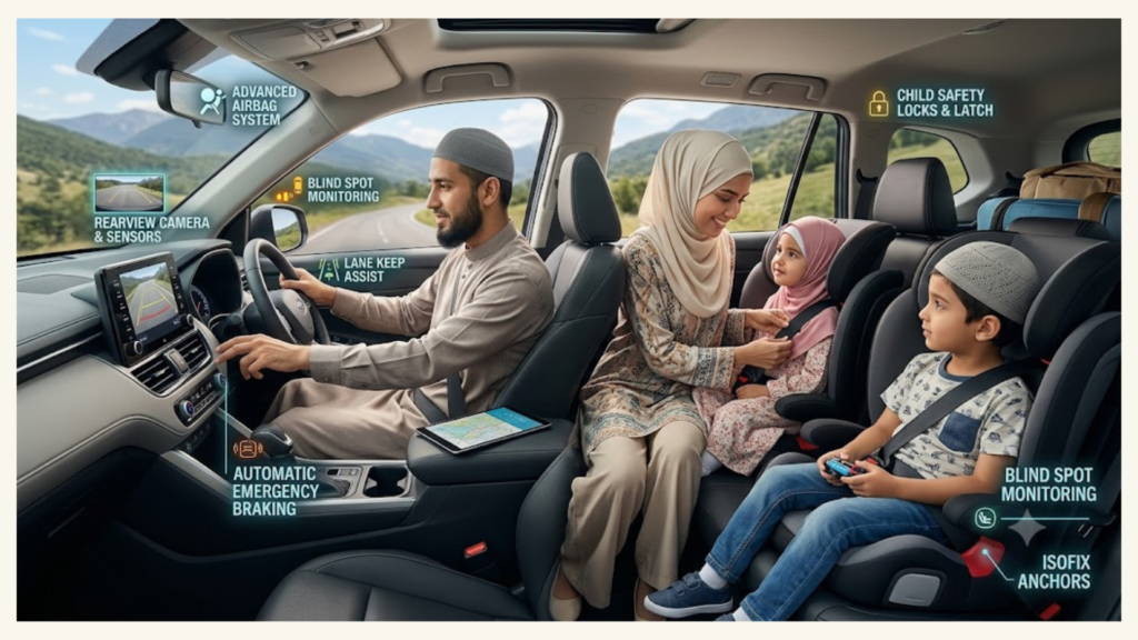 Which Safety Features Matter for a Road Trip Family Vacation?