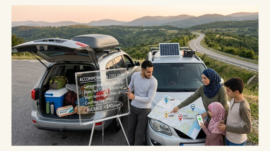 How to Reduce Accommodation Costs on a Road Trip Family Vacation?