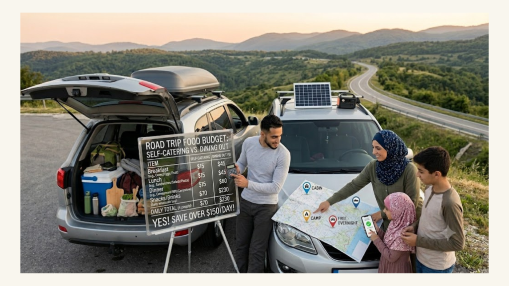 Save Money on a Road Trip Family Vacation