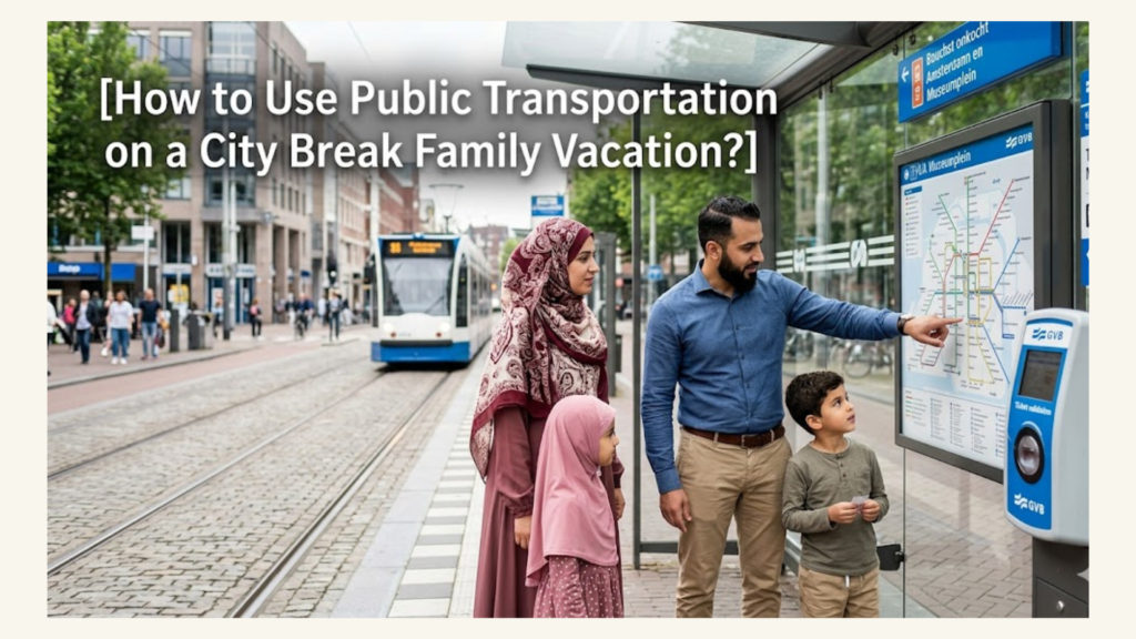 How to Use Public Transportation on a City Break Family Vacation?
