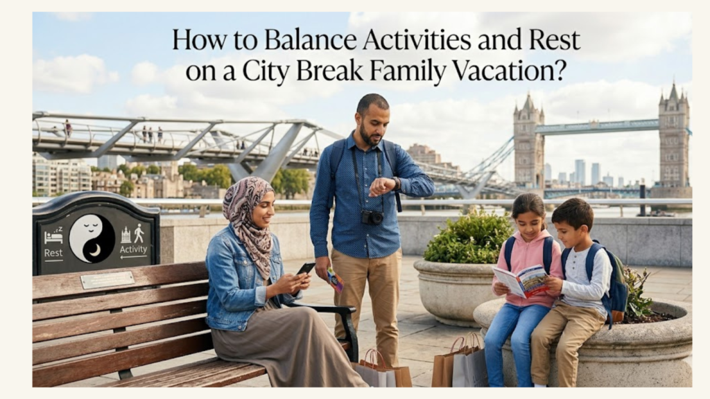 How to Balance Activities and Rest on a City Break Family Vacation?