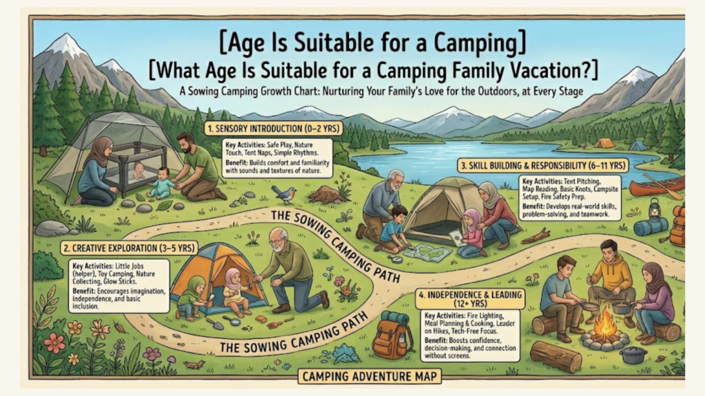 What Age Is Suitable for a Camping Family Vacation?