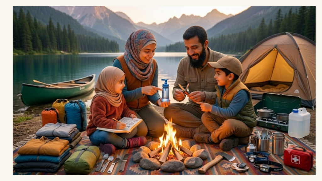What Equipment Is Essential for a Camping Family Vacation?