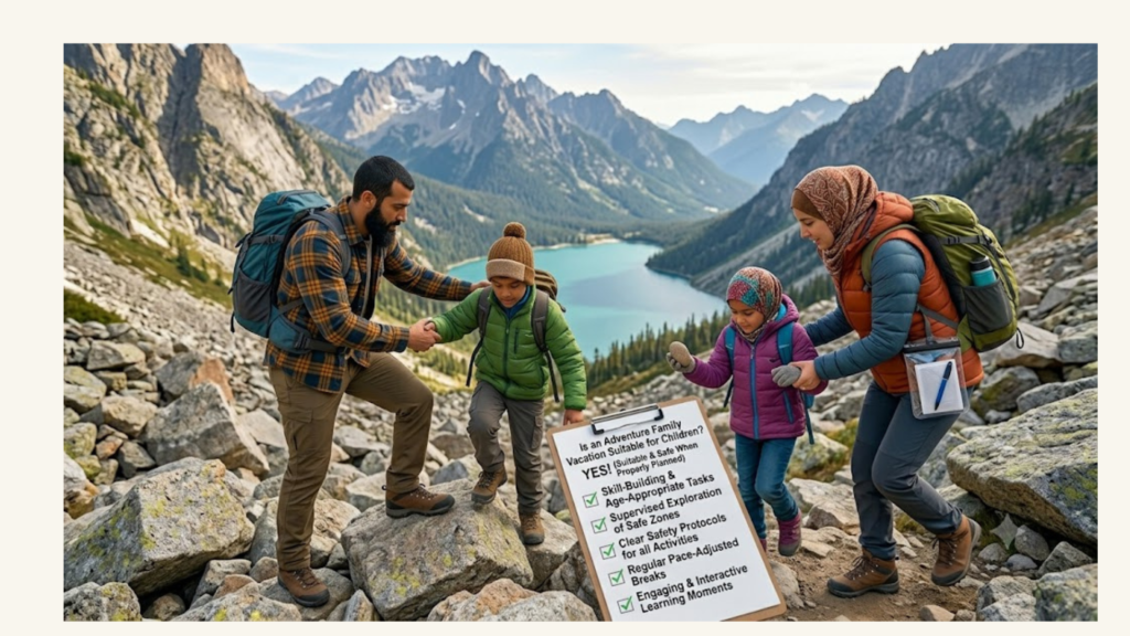 Is an Adventure Family Vacation Suitable for Children?
