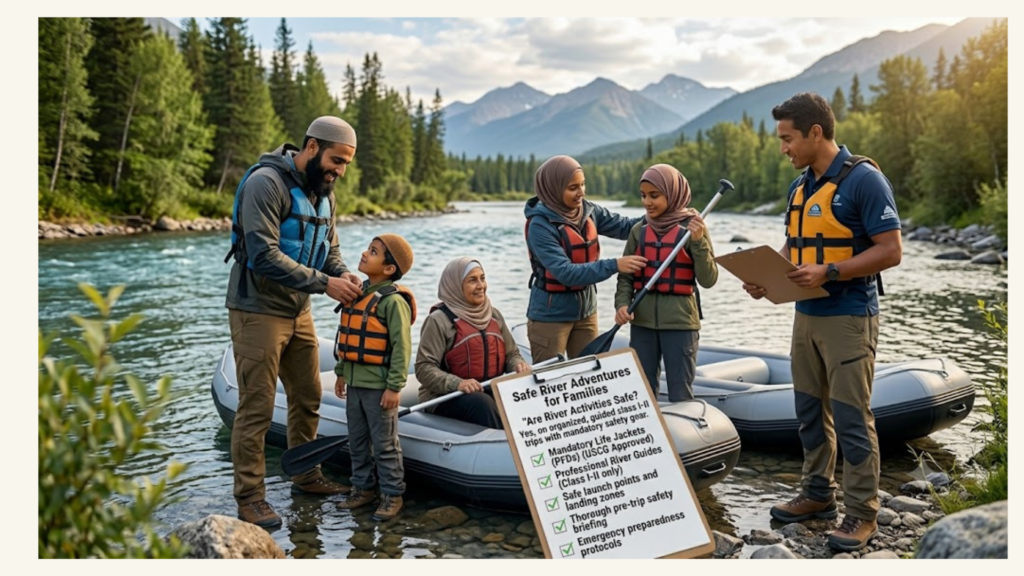 Are River Activities Safe on an Adventure Family Vacation?