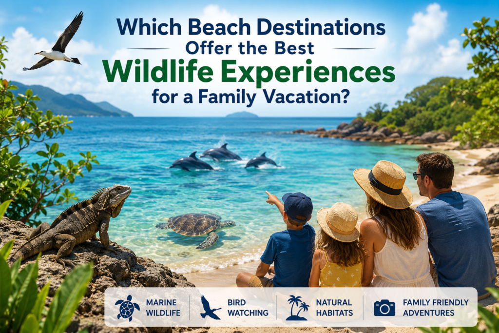 Which Beach Destinations Offer the Best Wildlife Experiences for a Family Vacation?