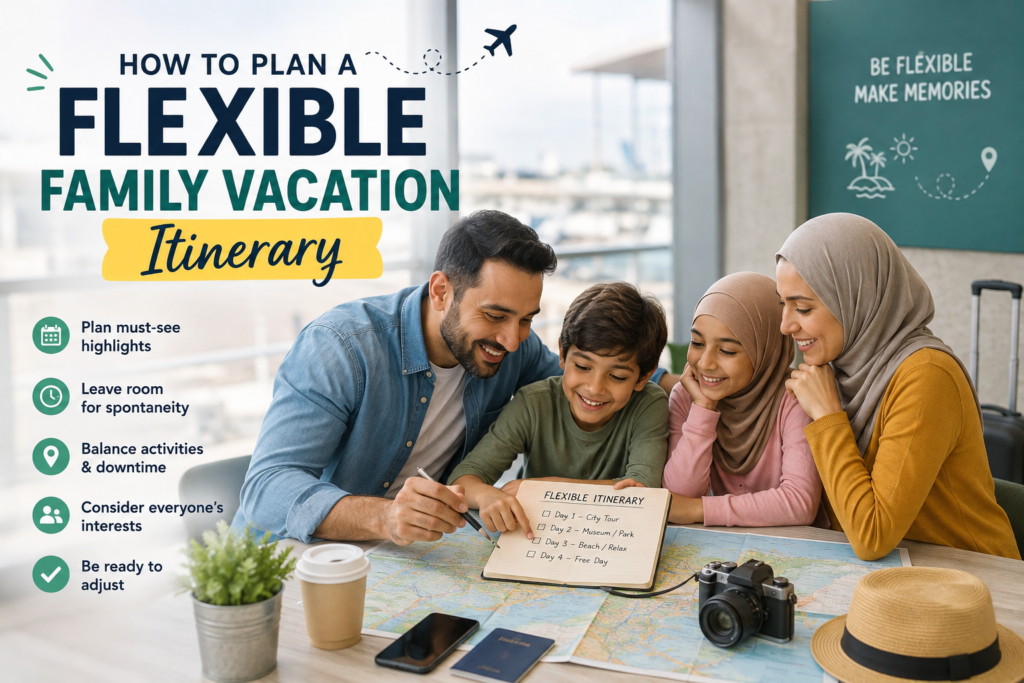 How To Plan A flexible family vacation Itinerary