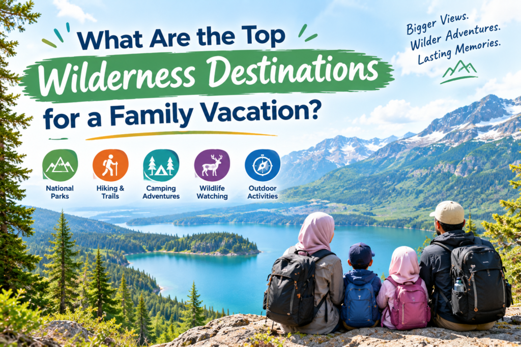 What Are the Top Wilderness Destinations for a Family Vacation?
