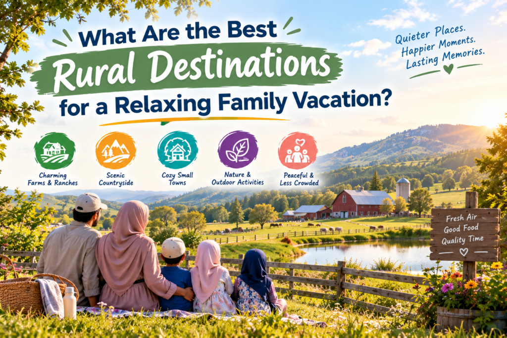 What Are the Best Rural Destinations for a Relaxing Family Vacation?