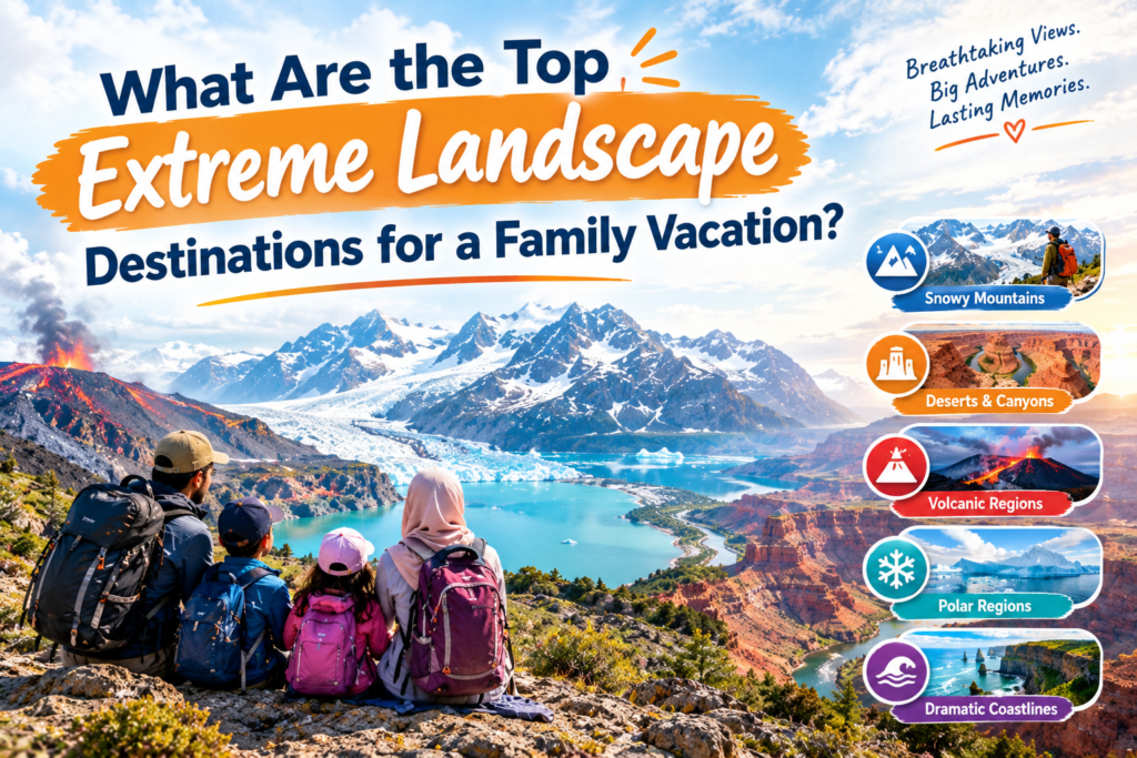 What Are the Top Extreme Landscape Destinations for a Family Vacation?